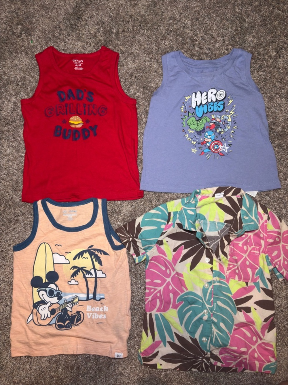 Mixed Summer Set - Red, Blue, Peach, Multi